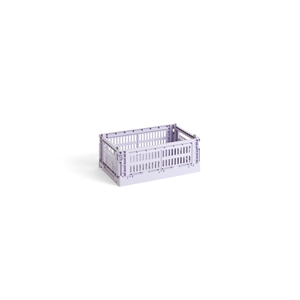 HAY Colour Crate -säilytyslaatikko, Pieni, Laventeli