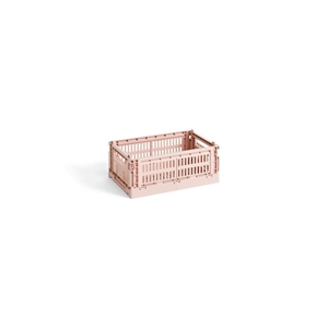 HAY Colour Crate -säilytyslaatikko Pieni, Vaaleanpunainen