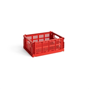 HAY Colour Crate -säilytyslaatikko, keskikokoinen, punainen