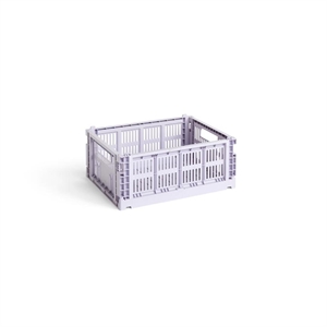 HAY Colour Crate -säilytyslaatikko, Keskikokoinen, Laventeli