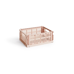 HAY Colour Crate -säilytyslaatikko, Keskikokoinen Puuteri