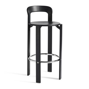 HAY Rey Barstool Deep Black