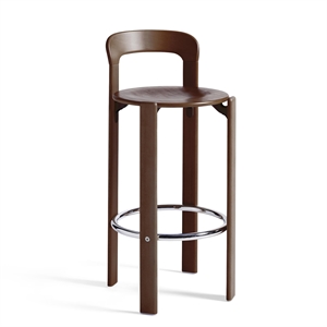 HAY Rey Barstool Umber Brown