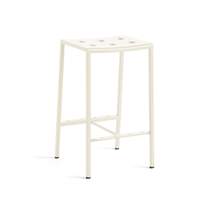 HAY Balcony Bar Stool Low H65 Chalk Beige