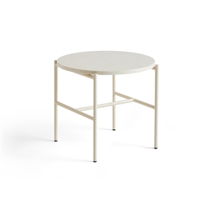 HAY Rebar Side Table Ø45 Beige Marble