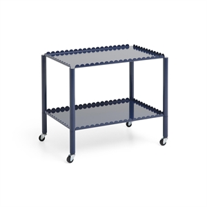 HAY Arcs Trolley Low Steel Blue