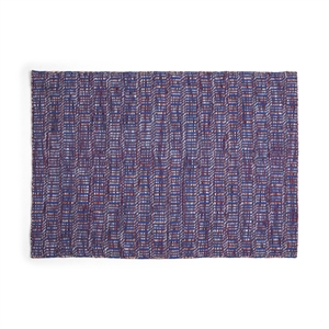 HAY Radio-matto 140x200 Punainen/sininen