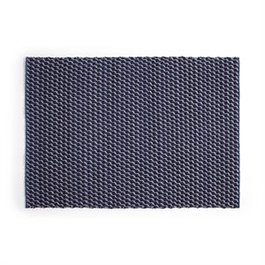 HAY Channel -matto 140x200 Sininen/valkoinen