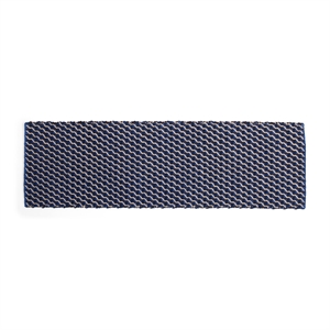 HAY Channel-matto 60x200 Sininen/valkoinen