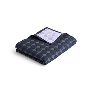 HAY Mega Dot Organic Bedspread 195x245 Midnight Blue