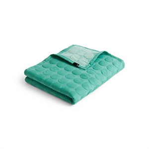 HAY Mega Dot Organic Bedspread 260x260 Sea Green