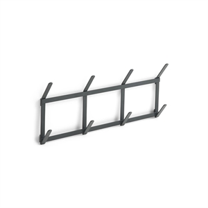 HAY Tape Coat Rack Small Charcoal