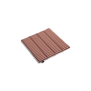 HAY Terrazza -istuintyyny 40x40 Terracotta Bold Stripe