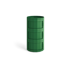 HAY Facet 30 -kaappi pyörillä, pinaatinvihreä