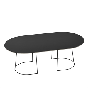 Muuto Airy Coffee Table Black Large