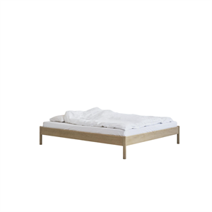 Rye Sleep Alken -sängynrunko ilman päätyä, saippuakäsitelty tammi, 140x200