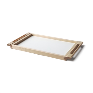 Nikari Alvar Tray Oiled Birch/ White Laminate