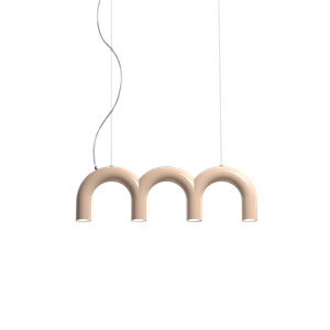 Oblure Kaari Triplette Riipus Nude