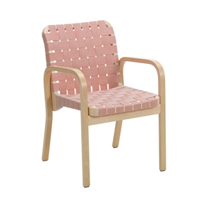 artek A45 Ruokapöydän Tuoli, Hunajanvärinen/punainen