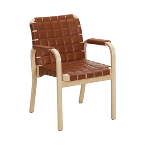 artek A45 Ruokapöydän Tuoli Koivu/konjakki