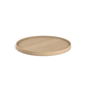 Brdr. Krüger Bølling Tray Ø50 Oak with Veneer Plates