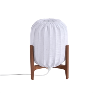 Watt & Veke Prisma -pöytävalaisin, mini, tumma tuhka/valkoinen