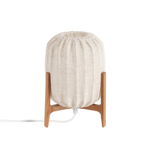 Watt & Veke Prisma -pöytävalaisin, mini, tumma tammi/luonnonvärinen