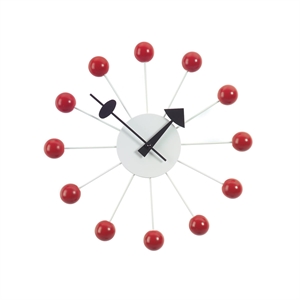 Vitra Ball Clock Watch Punainen