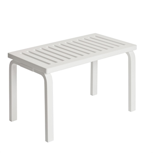 artek 153 Bench Size W L72.5 cm White Lacquered Birch