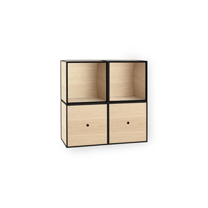 Audo Frame Square Bookcase Standard Oak