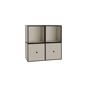 Audo Frame Square Bookcase Standard Sand