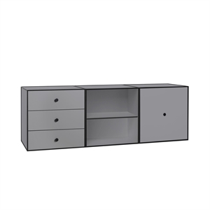 Audo Frame 49 Trio Bookcase Dark Grey