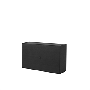 Audo Frame Shoe Cabinet Black Ash Wood