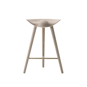 Audo ML42 Counter Bar Stool Oak/ Brass