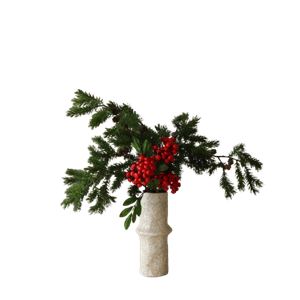Botané Winter Granate Bouquet Punainen