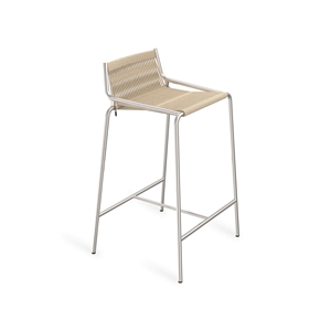 Thorup Copenhagen Noel Bar Stool Stainless steel/Linen H67 cm