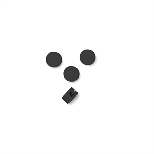 Jalustakaapeli Dots Charcoal