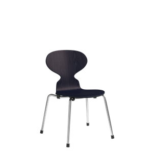 Fritz Hansen Myren Children's Chair Chrome/ Midnight Blue 890