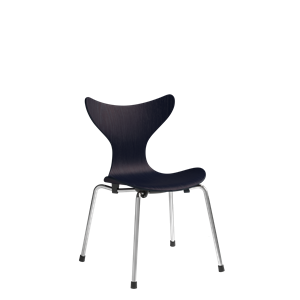 Fritz Hansen Lilje Children's Chair Chrome/890 Midnight Blue