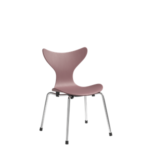 Fritz Hansen Lilje Children's Chair Chrome/630 Wild Rose