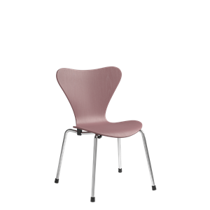 Fritz Hansen Series 7 Children's Chair Chrome/630 Wild Rose