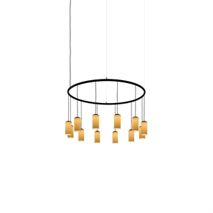 Santa & Cole Cirio Circular S -riippuvalaisin, Valkoinen/posliini