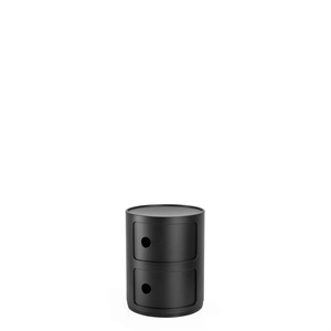 Kartell Componibili 2 Cabinet Matt Black