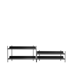 Muuto Compile Shelving System 5 Musta