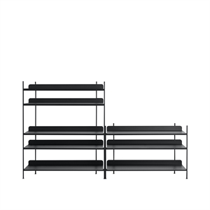 Muuto Compile Shelving System 7 Musta