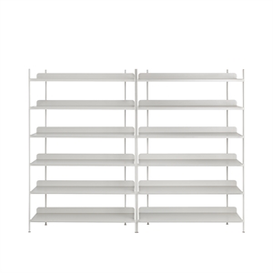 Muuto Compile Shelving System 8 Harmaa