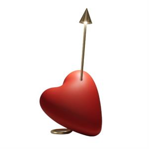 Karman Kuore -pöytävalaisin, punainen