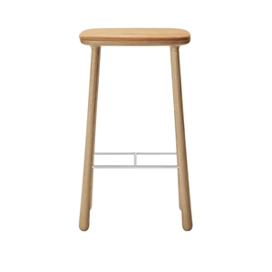 Møbel Copenhagen Cuba Bar Stool 77 cm Oiled Oak/ Sand Leather