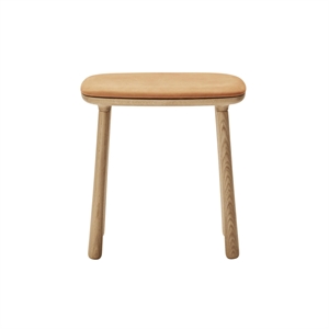 Møbel Copenhagen Cuba Stool Oiled Oak/ Sand Leather