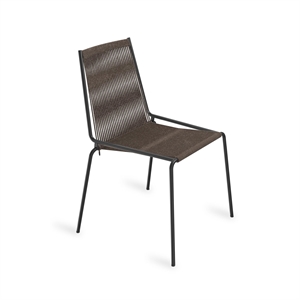 Thorup Copenhagen Noel Dining Chair Black/ Dark Gray Wool